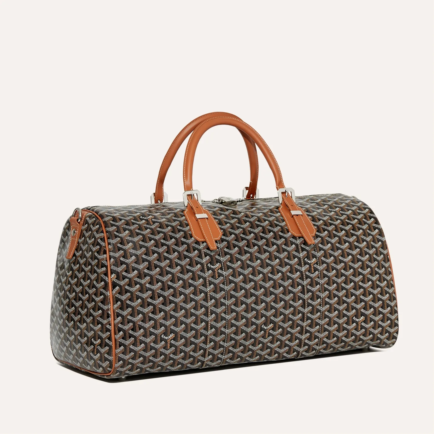 goyard-boston-50-bag-black-tan