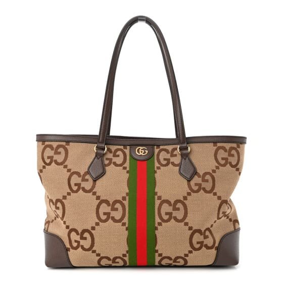 gucci-monogram-jumbo-gg-textured-dollar-calfskin-web-medium-ophidia-shopping-tote-camel-ebony