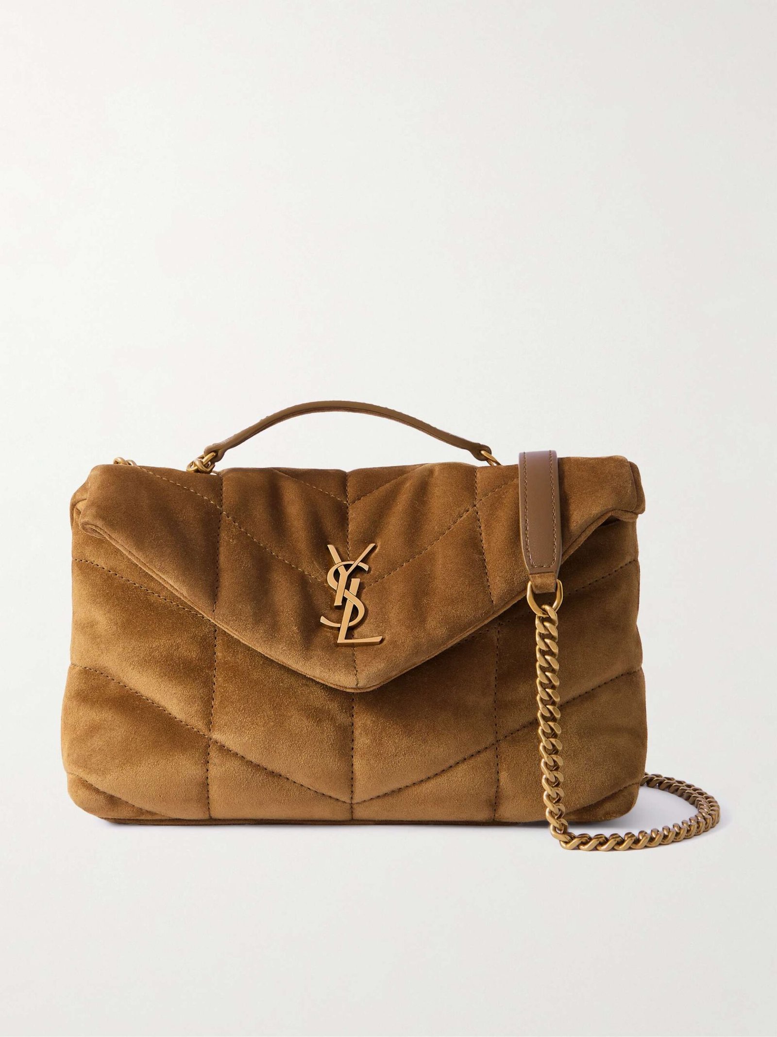 saint-laurent-puffer-toy-quilted-leather-trimmed-suede-shoulder-bag