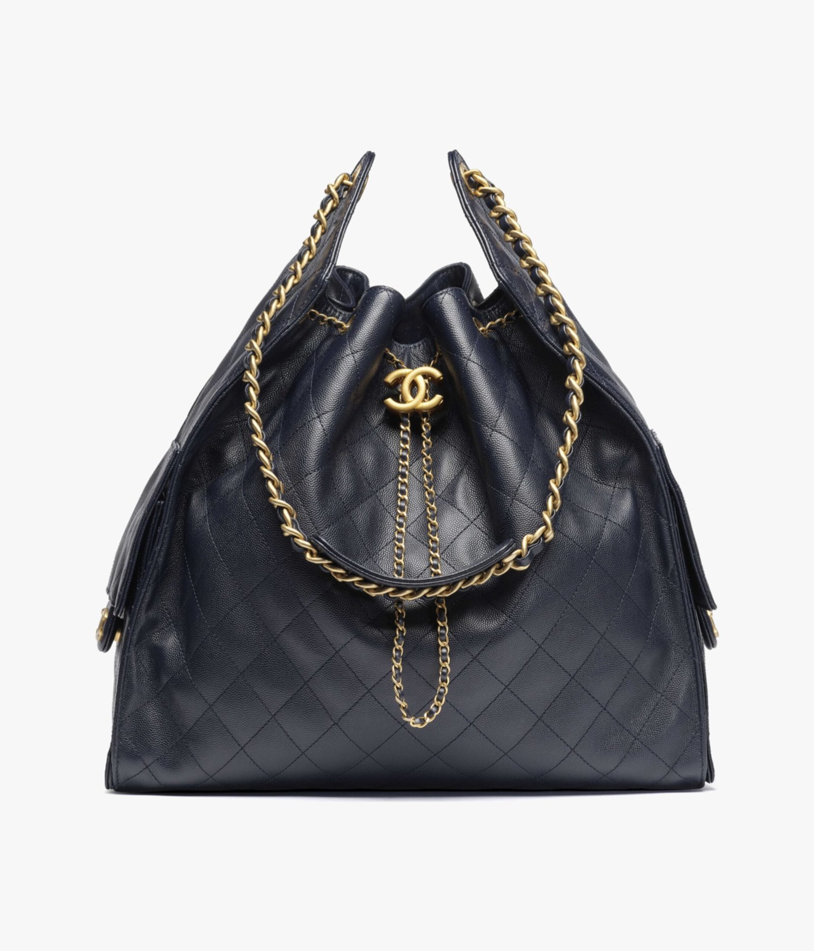 chanel-25-large-handbag-dark-blue