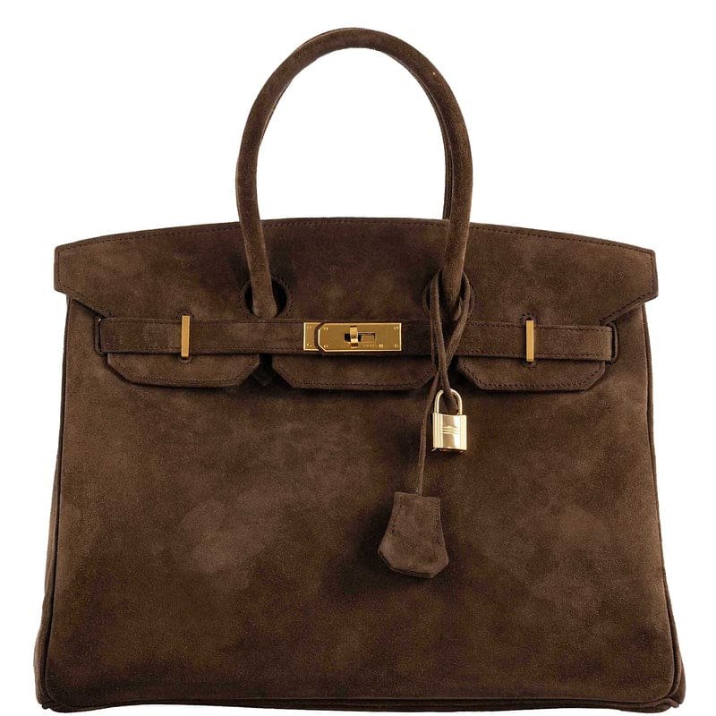 hermes-birkin-35-chocolate-veau-doblis-suede-with-gold-hardware