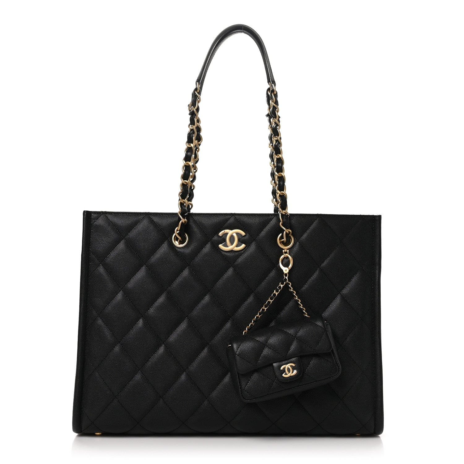 chanel-caviar-quilted-chain-large-shopping-tote-with-coin-purse-black