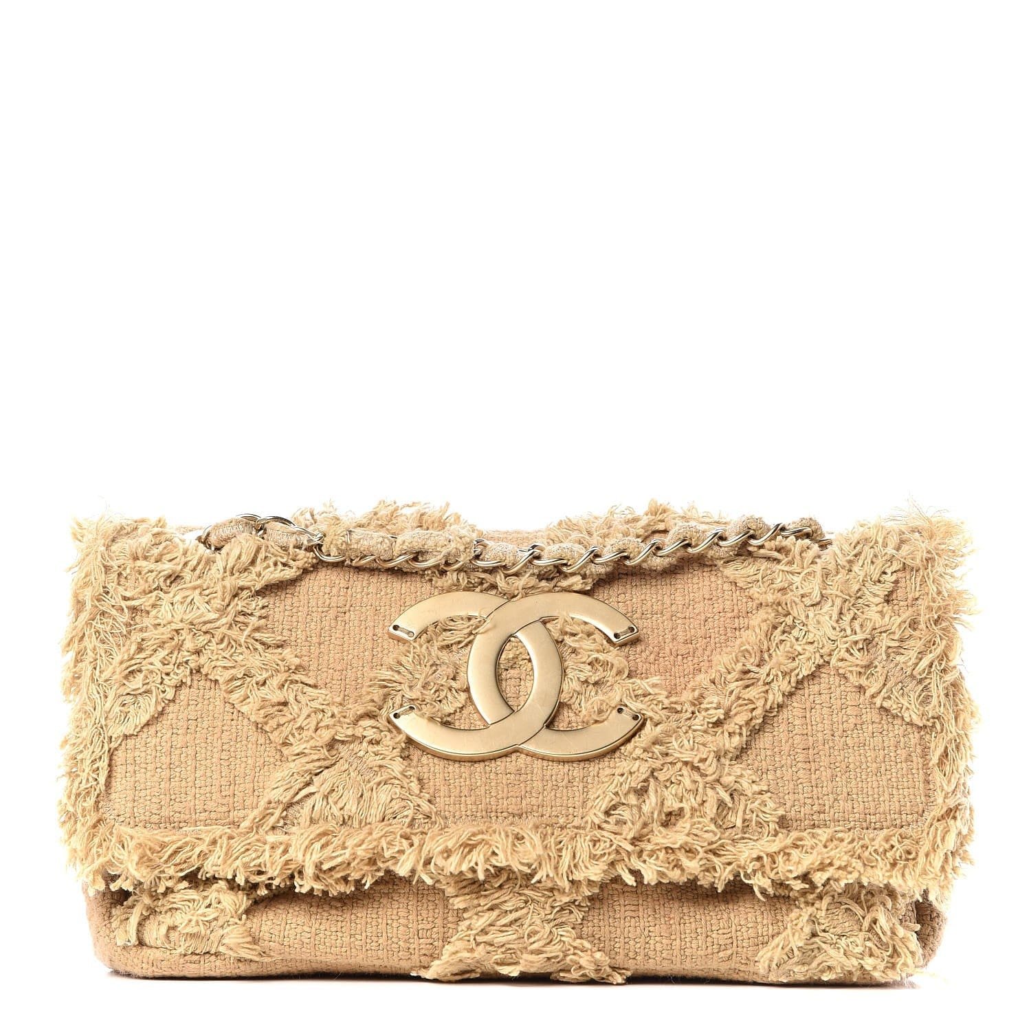 chanel-tweed-nature-medium-single-flap-dark-beige
