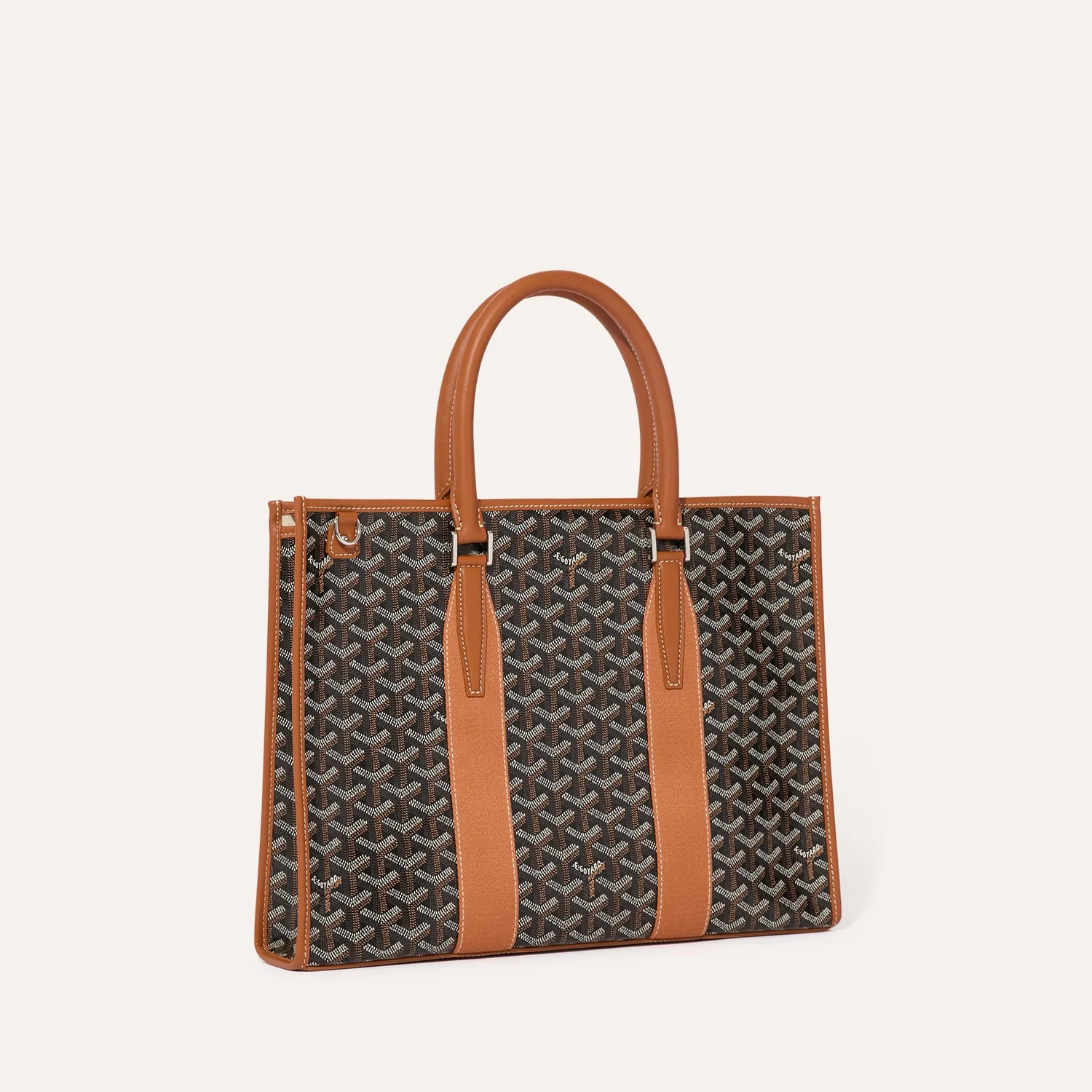 goyard-morvan-document-case-black-tan