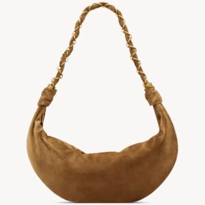 SAINT LAURENT AMALIA hobo in suede