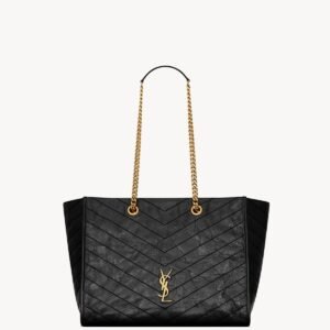 SAINT LAURENT NIKI shopping in vintage leather-large