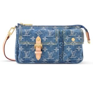 Louis Vuitton   Pochette Accessoire Cargo Monogram Blue Denim