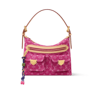 Louis Vuitton  M28266  Fushia Denim Baggy PM